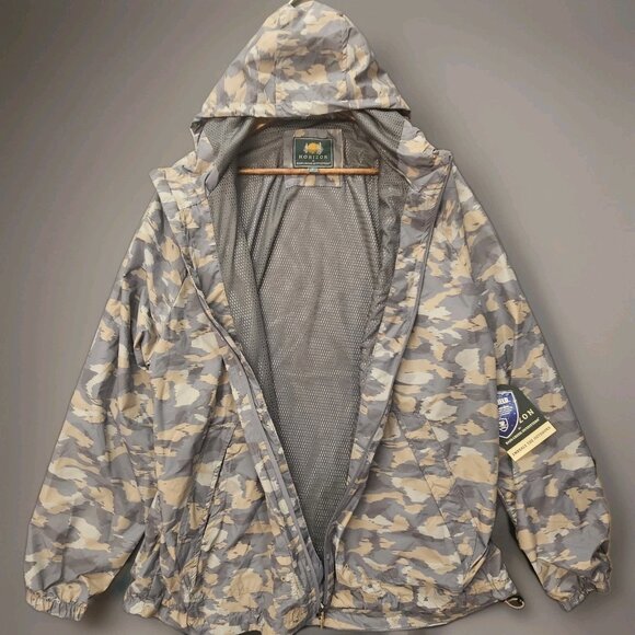 Bass Creek Outfitters Rain Shield Men's XXL Camouflage Lightweight Jacket W Hood - Picture 3 of 11
